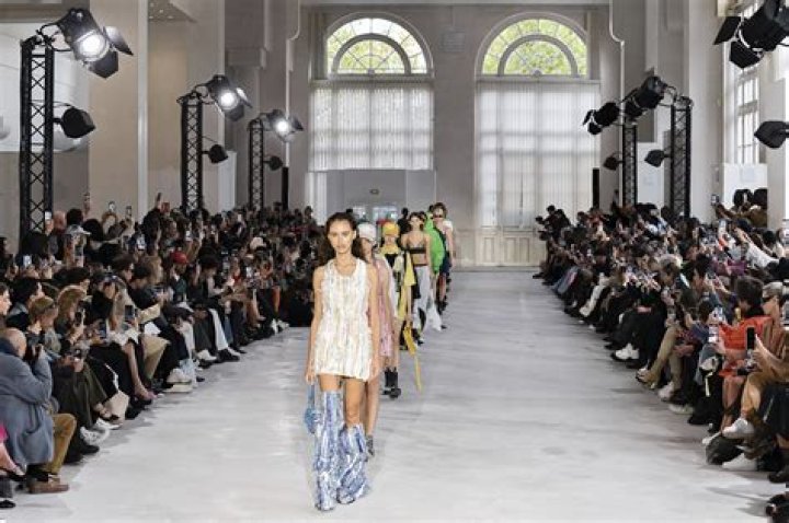Wardrobe Malfunction At Paris Fashion Show Hollywood Life